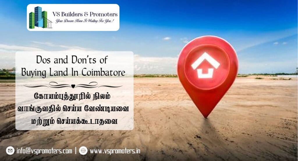 Buying Land In Coimbatore