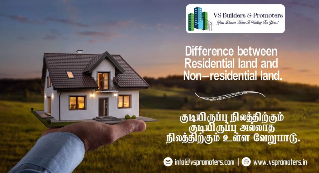 Residential land and Non-residential land