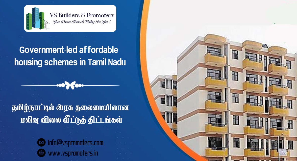 Government affordable housing schemes in Tamil Nadu.
