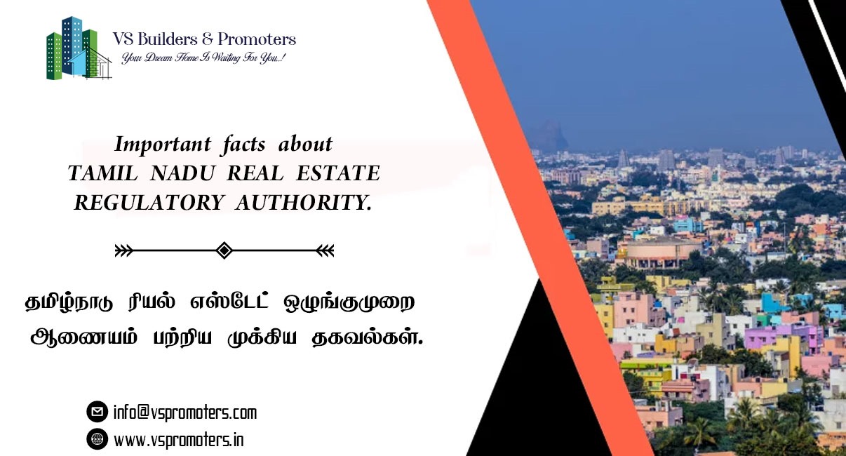 Important Facts About Tamil Nadu Real Estate Regulatory Authority.