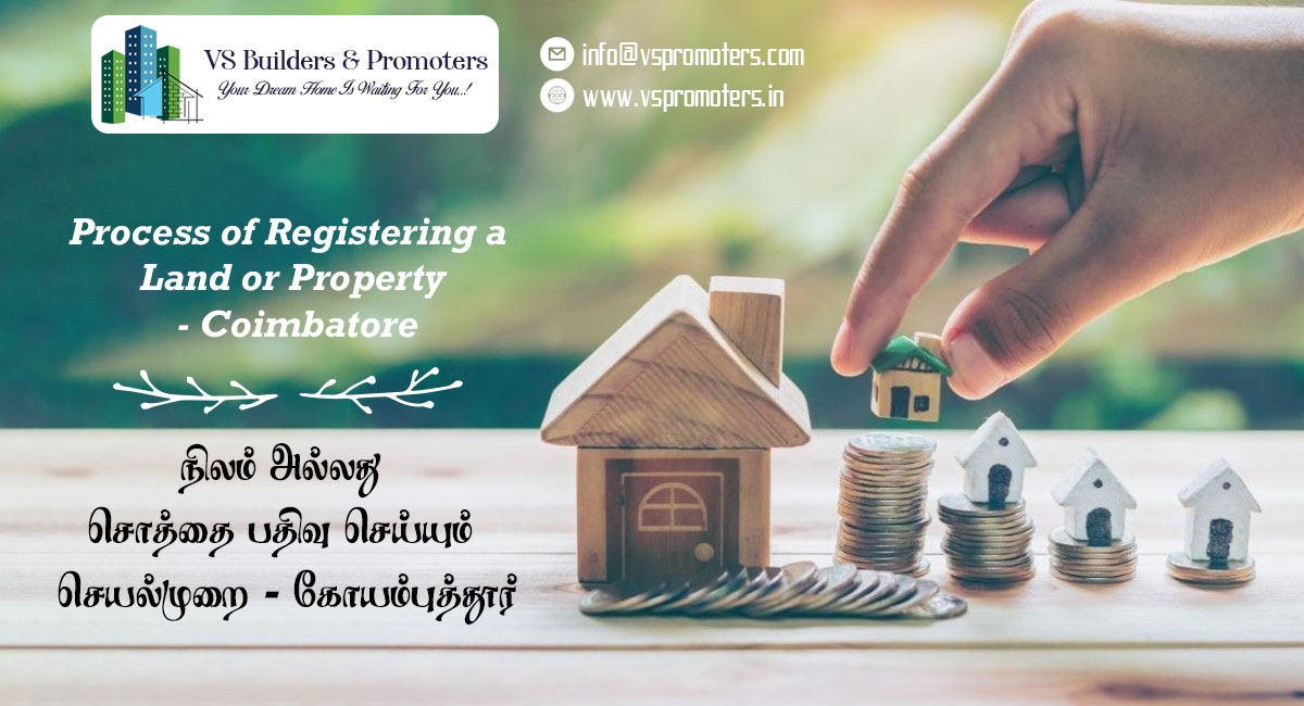 Process of Registering land or property – Coimbatore