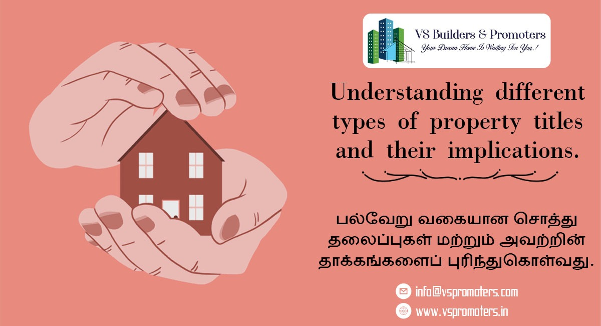 Understanding different types of property titles and their implications.