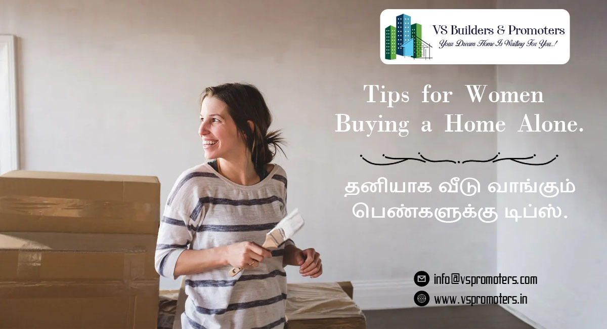 Tips for Women Buying a Home Alone.